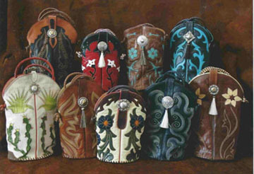 Boot Hill Bags, purses made from vintage cowboy boots